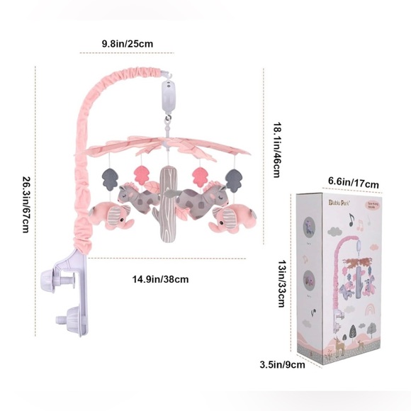 New in Box Musical Mobile for Crib - Picture 4 of 7